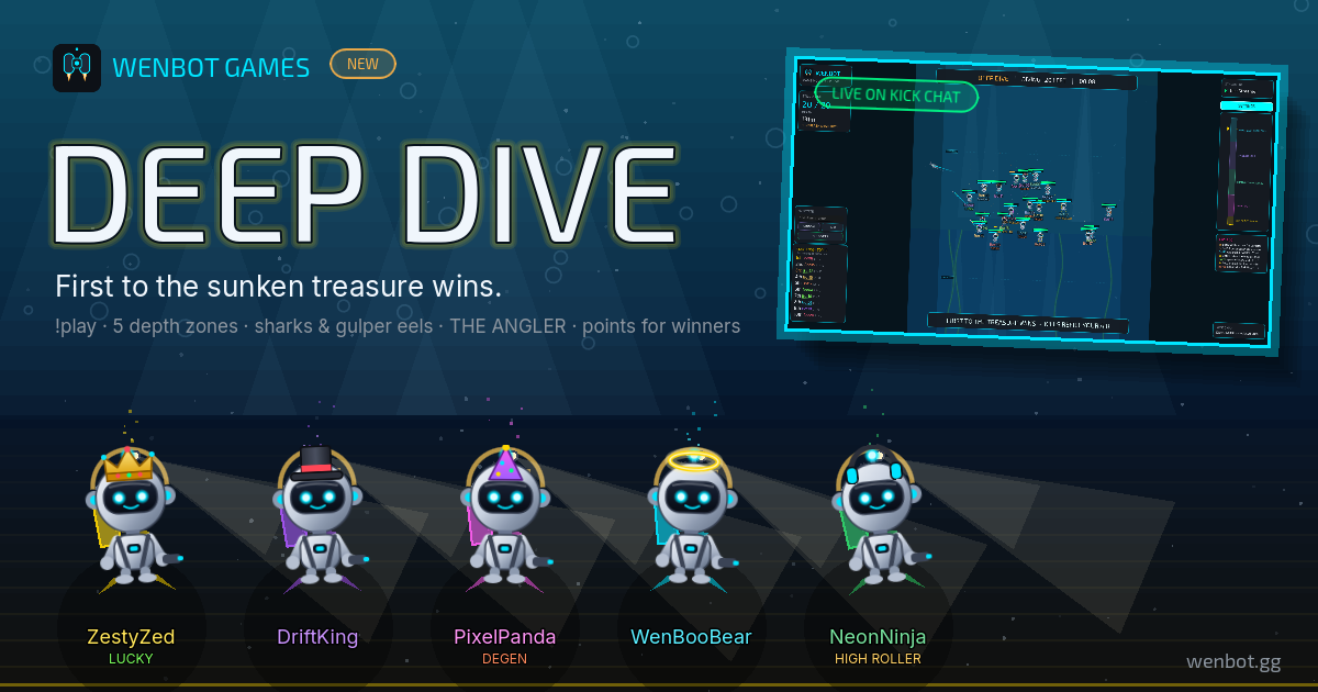Deep Dive — first to the sunken treasure wins